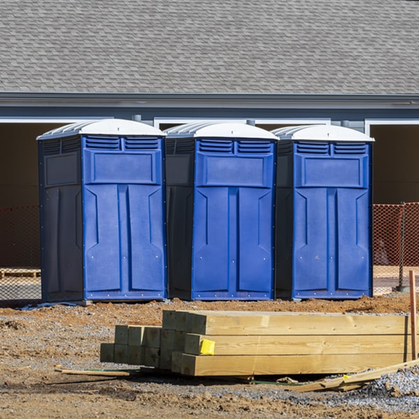 how often are the portable toilets cleaned and serviced during a rental period in Pawlet Vermont